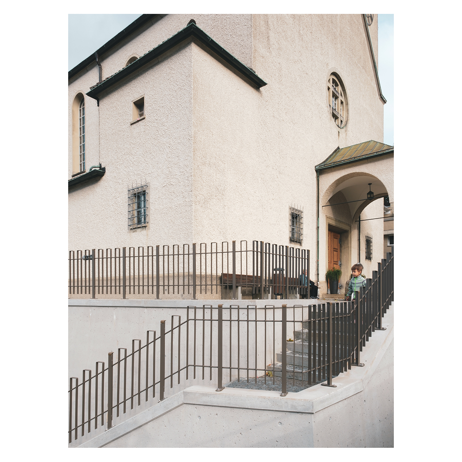 Erschliessung und Neubau Lift Kirche Herisau / Flühler Architektur St. Gallen Herisau 