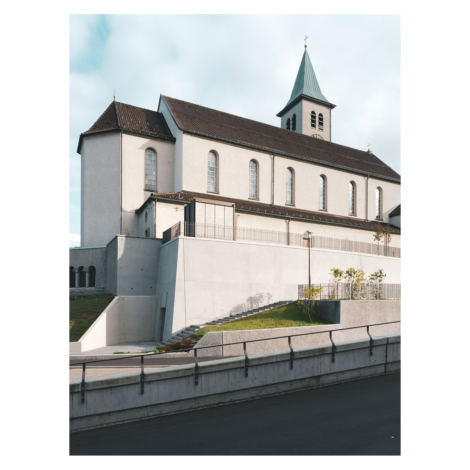 Erschliessung und Neubau Lift Kirche Herisau / Flühler Architektur St. Gallen Herisau 